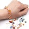 1888 Pieces Natural Chip Stone Beads About 500g Irregular Gemstones Healing Crystal Loose Rocks Bead Hole Drilled DIY for Bracelet Jewelry Making Crafting (5-8mm, 15 Color Mix-S1)